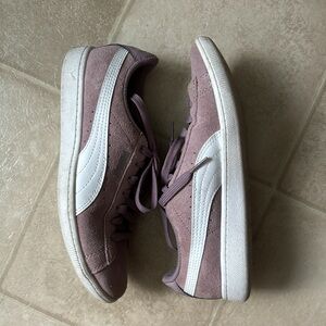 Lavender Puma sneakers